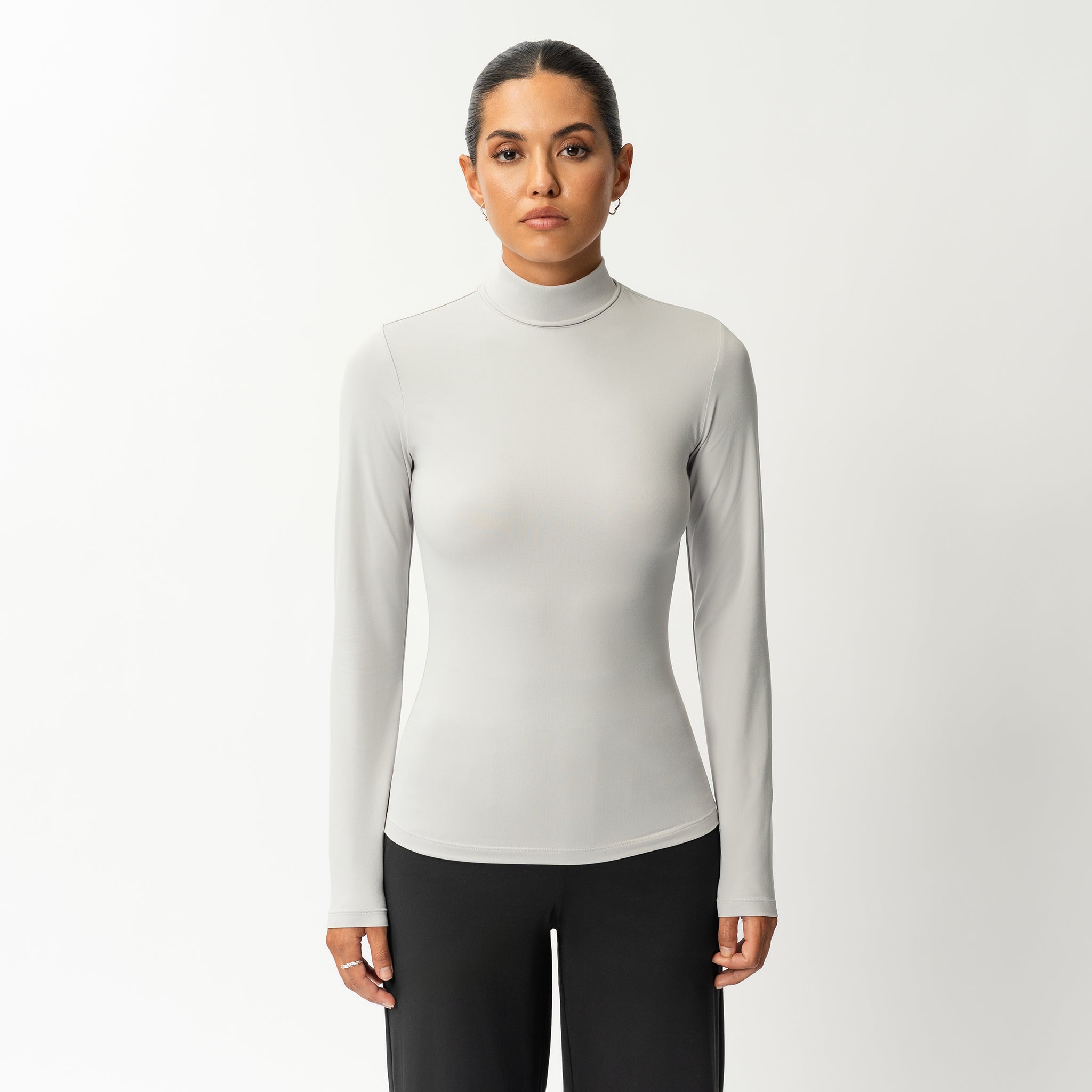 Soft Turtleneck Long-sleeve - Ninepine