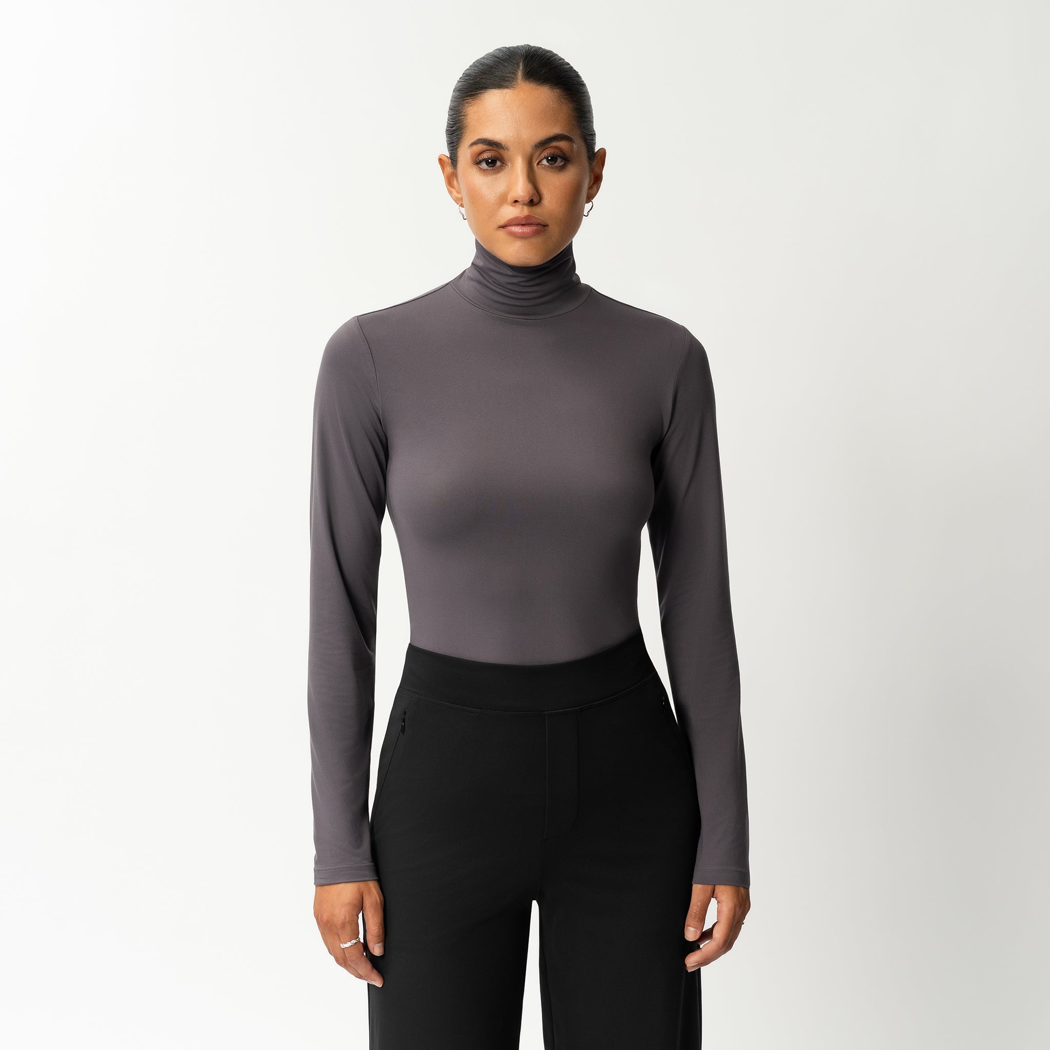 Soft Turtleneck Long-sleeve - Ninepine
