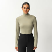 Soft Turtleneck Long-sleeve - Ninepine