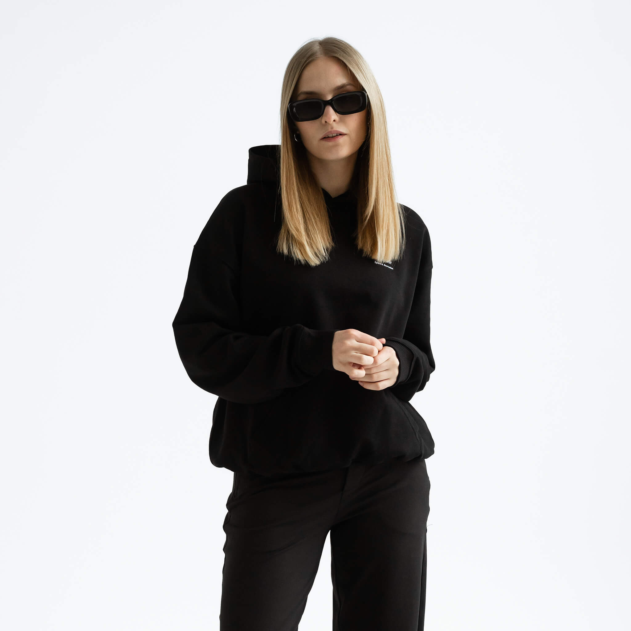 Relaxed Serif Hoodie - Ninepine