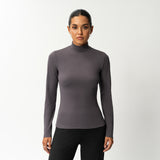 Soft Turtleneck Long-sleeve - Ninepine