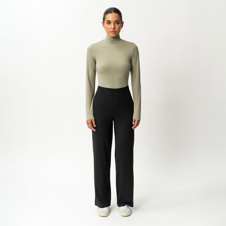 Soft Turtleneck Long-sleeve - Ninepine