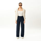Asana Relaxed Front Crease Pant - Ninepine