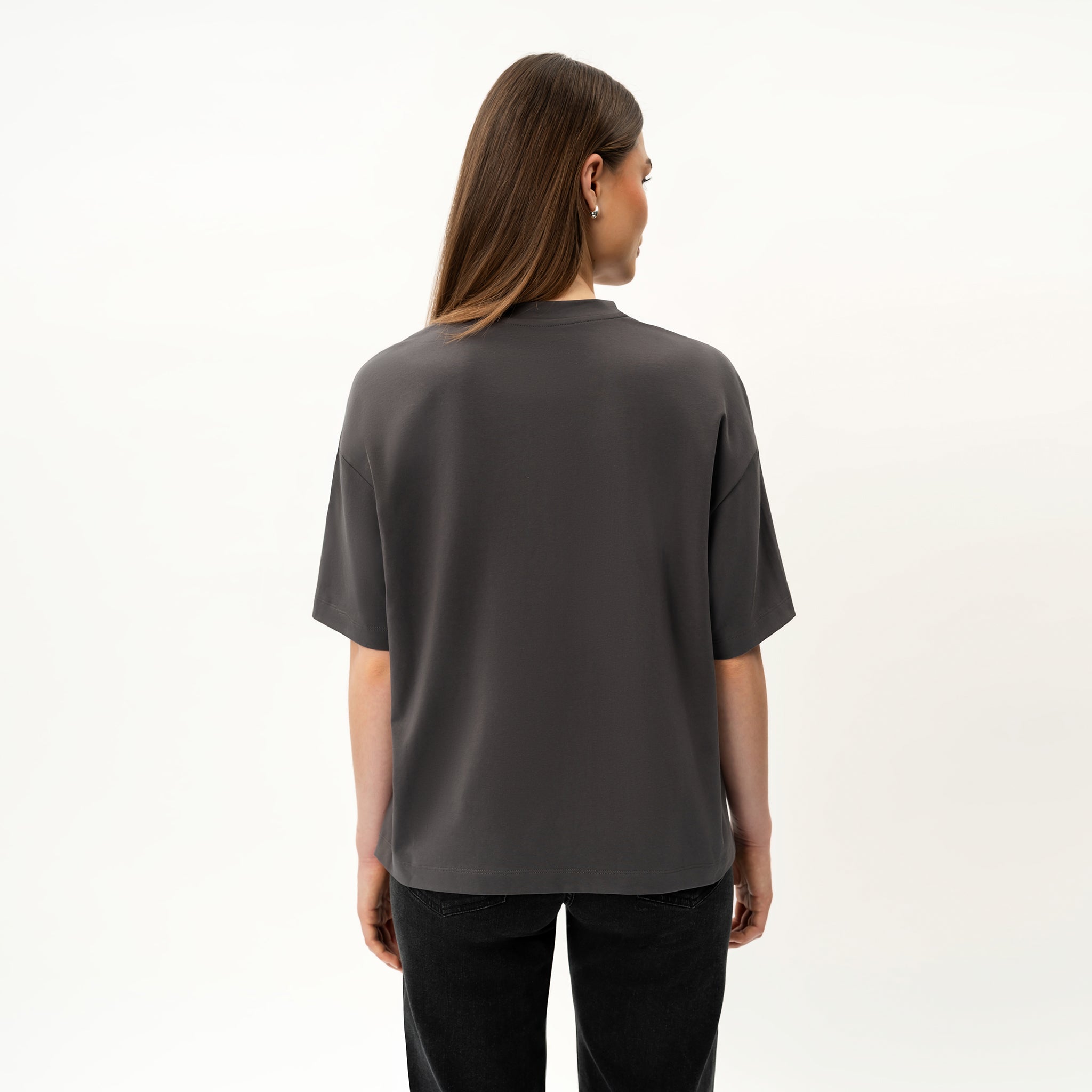 Oversized Boxy Pima T-shirt - Ninepine