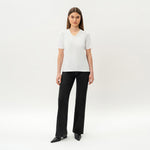 V-neck Pima T-shirt - Ninepine