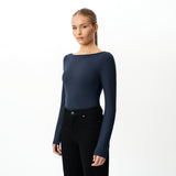 Soft Boatneck Long-sleeve - Ninepine