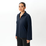 Asana Relaxed Quarter-zip - Ninepine