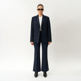 Crepe Bootcut Trouser - Ninepine