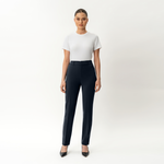 Crepe Slim Trouser - Ninepine