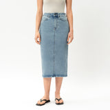 Stretchy ComfortDenim™ Skirt - Ninepine