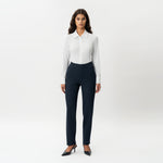 Tailored Ponte Straight Trouser - Ninepine