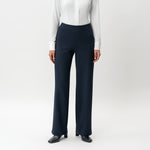 Tailored Ponte Relaxed Trouser - Ninepine