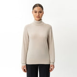Merino Wool Relaxed Turtleneck - Ninepine
