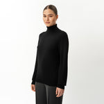 Merino Wool Relaxed Turtleneck - Ninepine