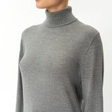 Merino Wool Relaxed Turtleneck - Ninepine