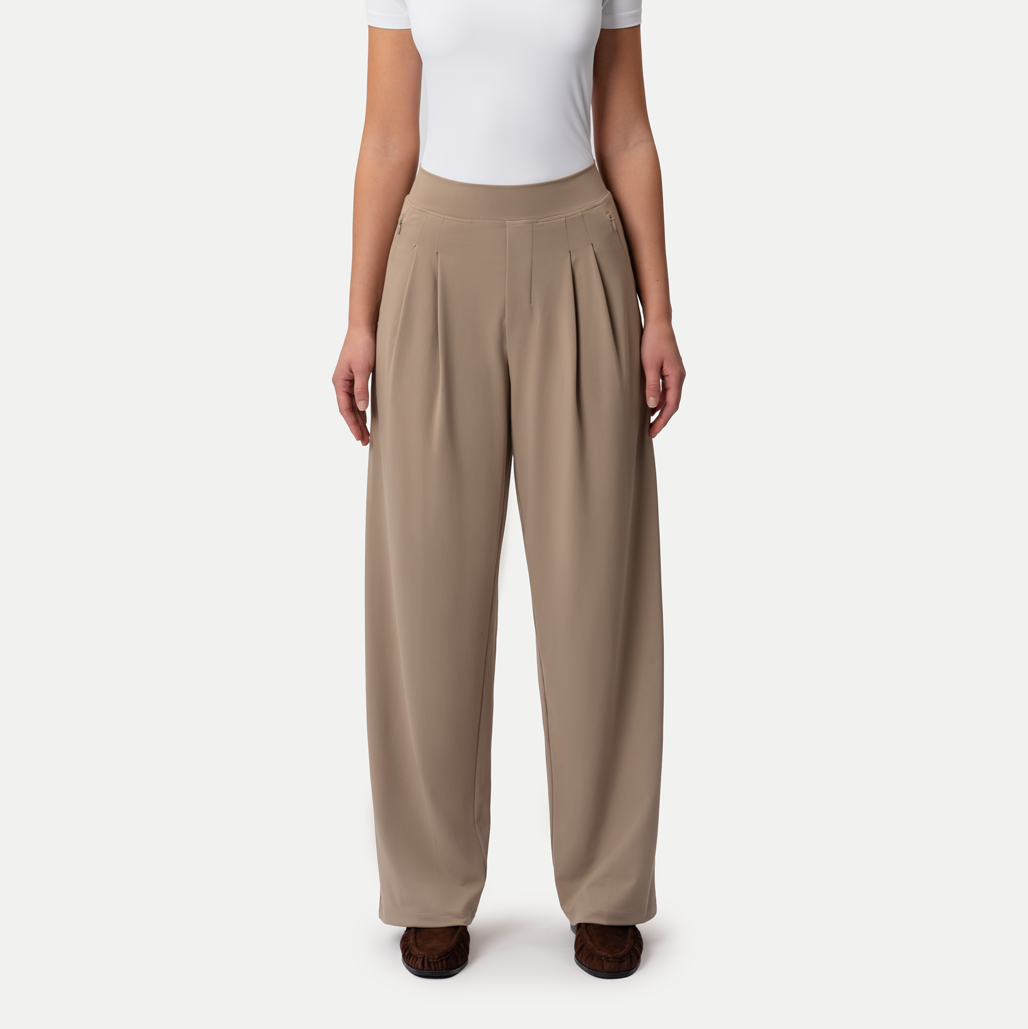 Asana Double Pleat Pant - Ninepine