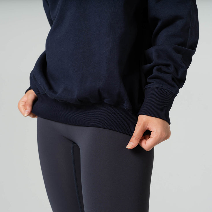Quarter-Zip Relaxed Sweater - Ninepine