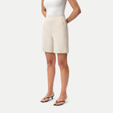 Light Ponte Shorts - Ninepine
