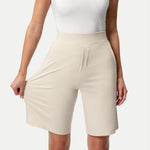 Light Ponte Shorts - Ninepine
