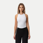 Soft Racerback Tank White