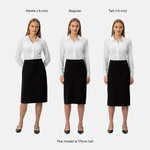 Tailored Ponte Midi Skirt