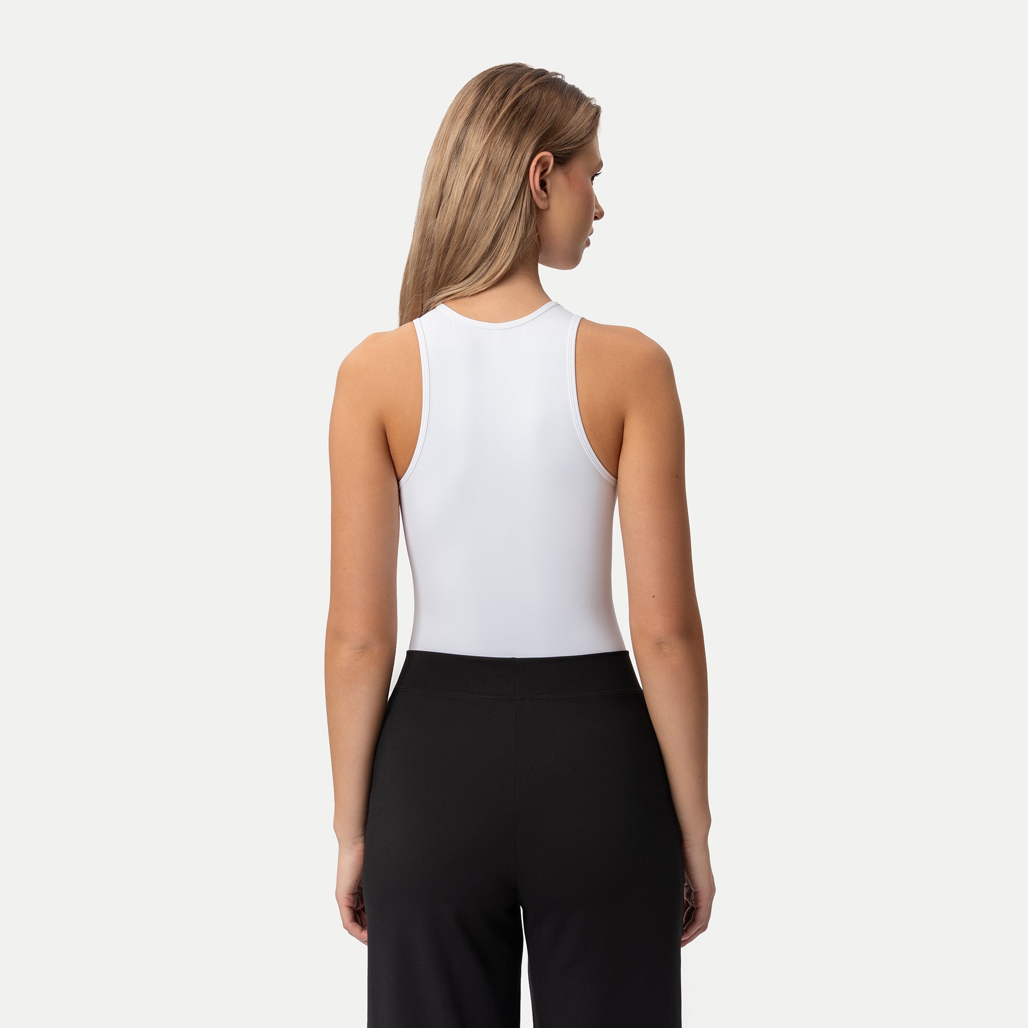 Soft Racerback Tank White
